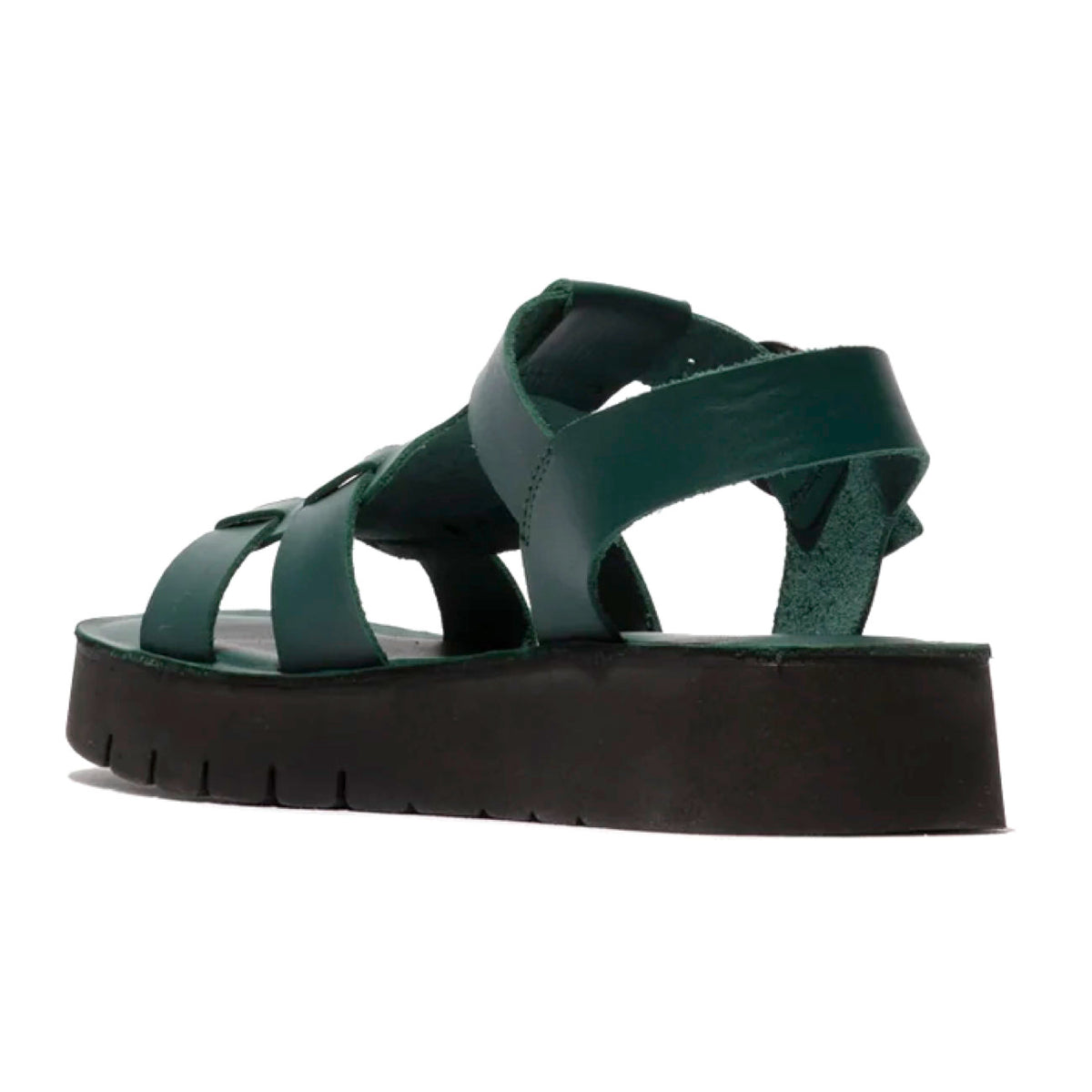 Fly London Sudy246 Sandals Brooklyn Leather Dk Moss