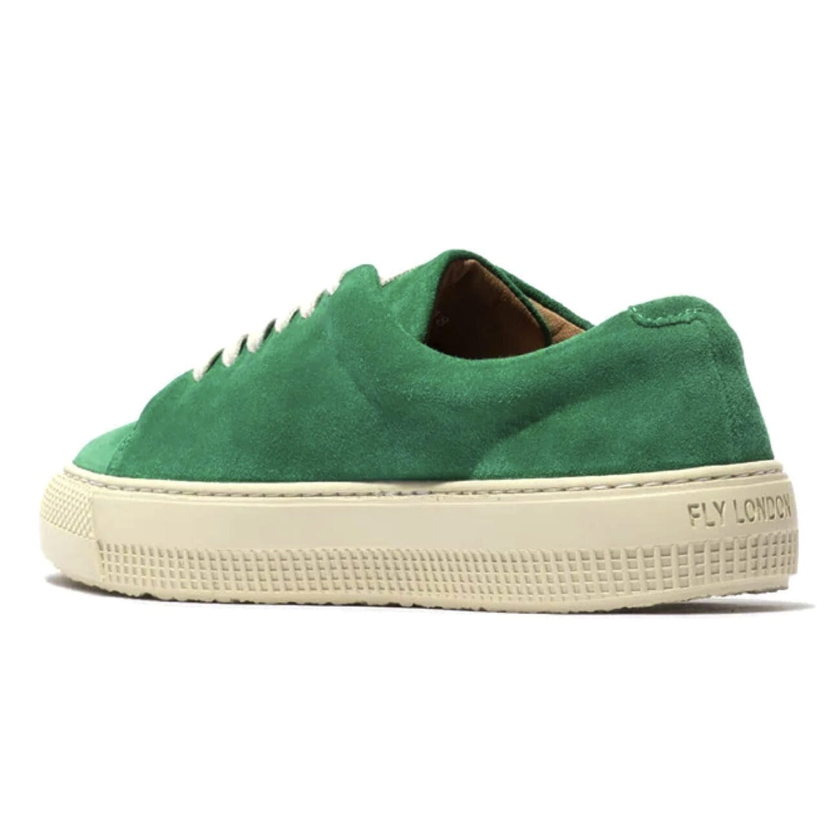 Fly London Tych624 Shoe Suede Leather Green 36 Shoes Fly London 