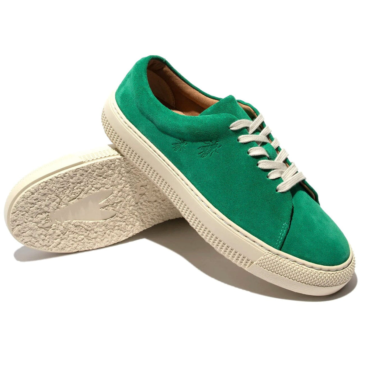 Fly London Tych624 Shoe Suede Leather Green 36 Shoes Fly London 