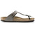 Birkenstock Gizeh Regular Fit Birko-Flor Stone Sandals Birkenstock Classic 35 Stone 