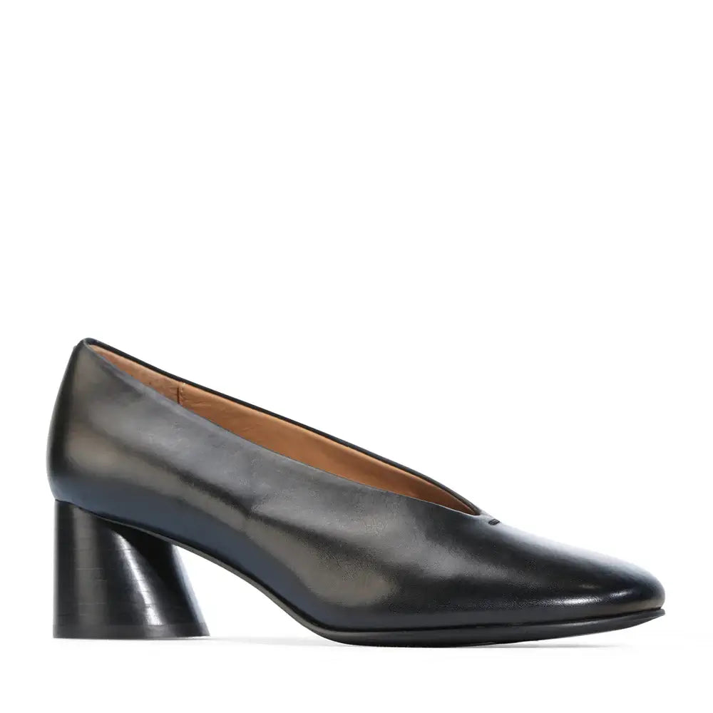 EOS Black mid-heeled shoe at Sole Drifter Hahndorf