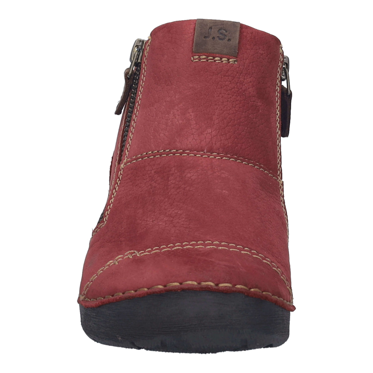 Josef Seibel Fergey 46 Boot Leather Rot Kombi
