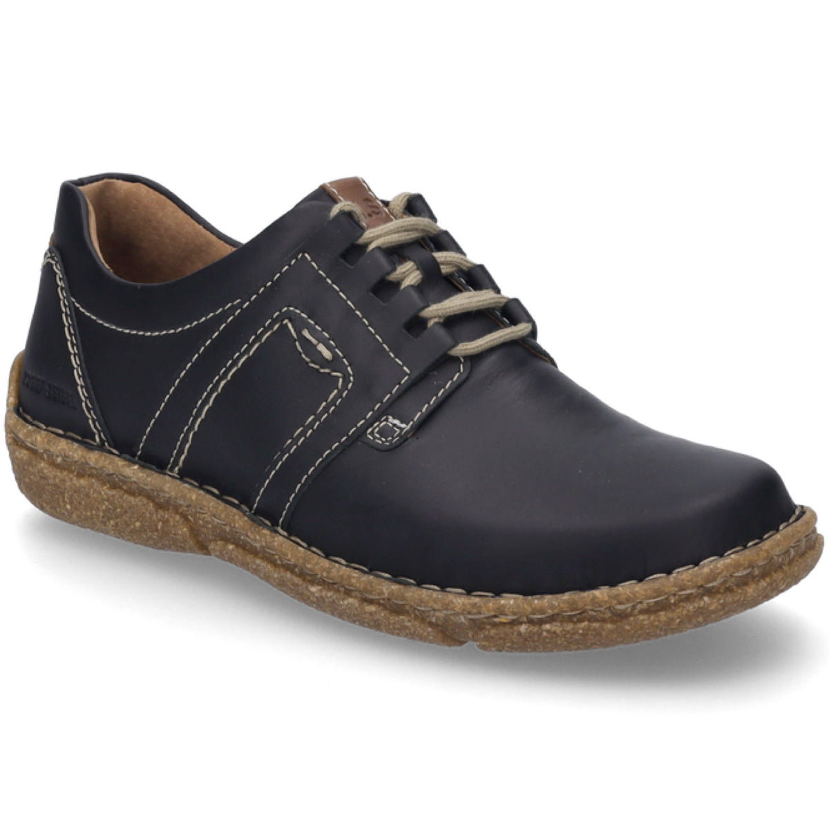 Josef Seibel Neele 44 Lace Up Shoe Leather Schwarz-Kombi