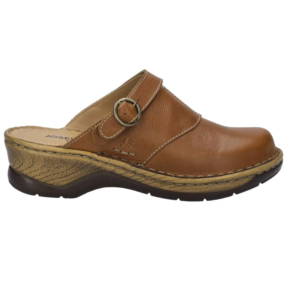 Josef Seibel Catalonia 83 Clog Leather Cognac