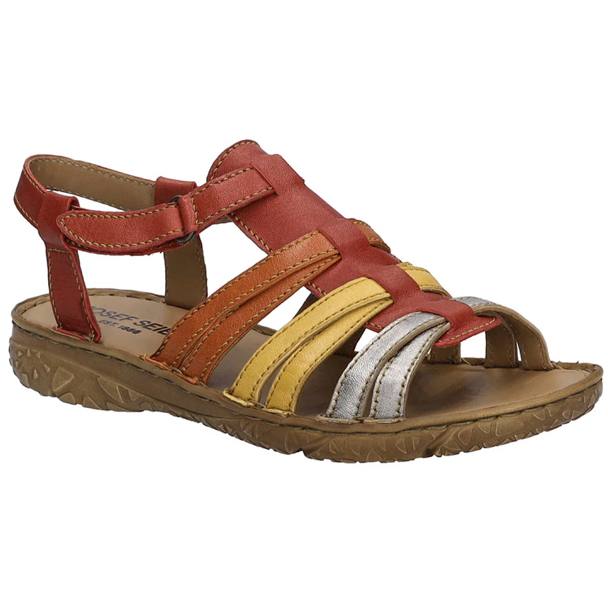 Josef Seibel Ivy 02 Sandal Leather Rot-Multi