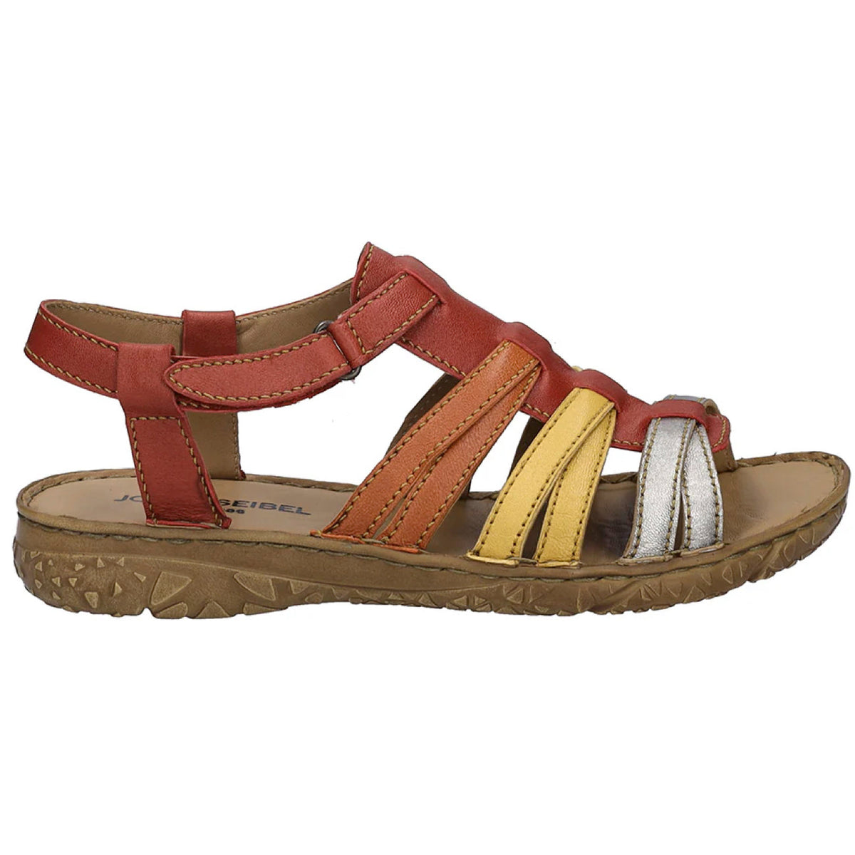 Josef Seibel Ivy 02 Sandal Leather Rot-Multi