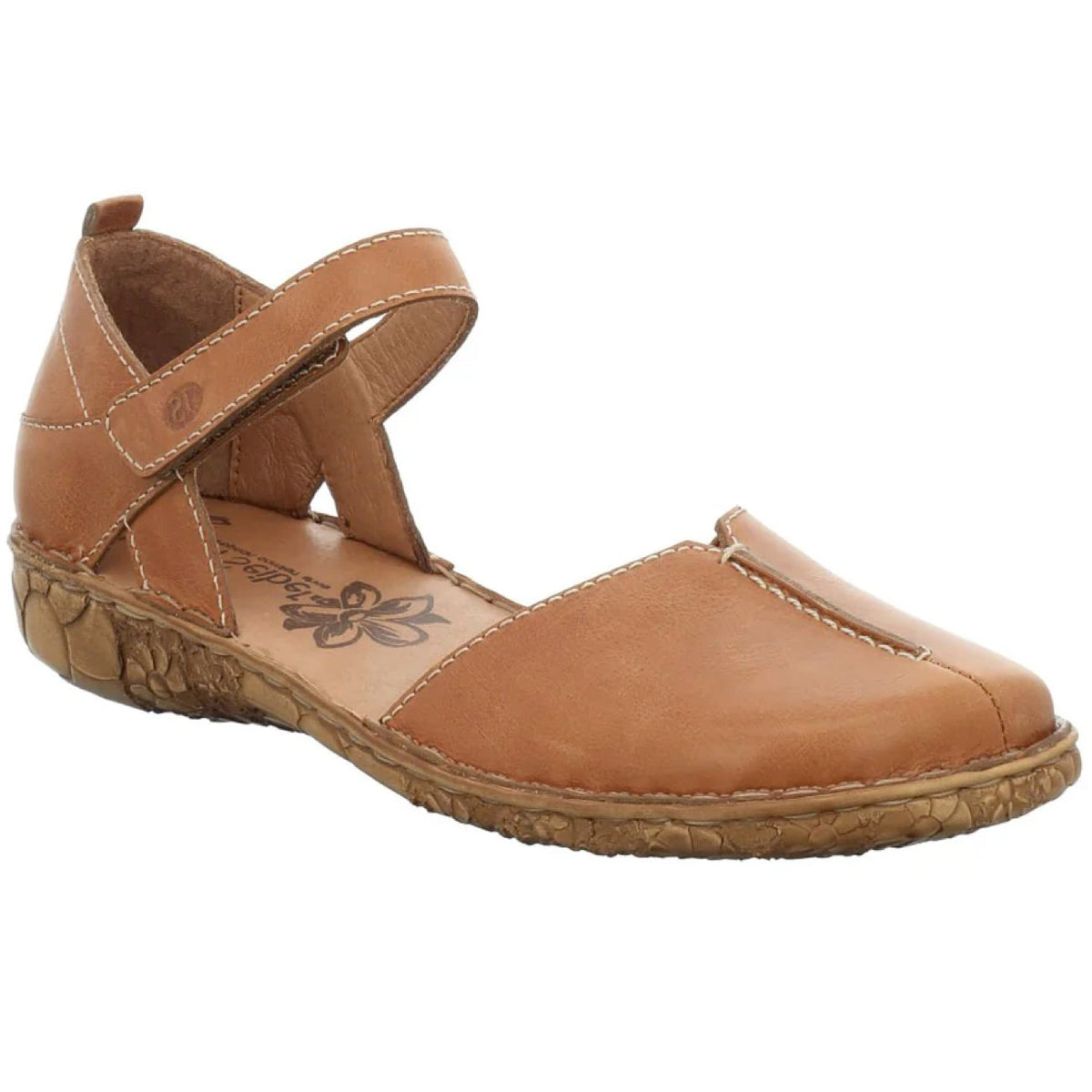 Josef Seibel Rosalie 42 Sandal Leather Cognac