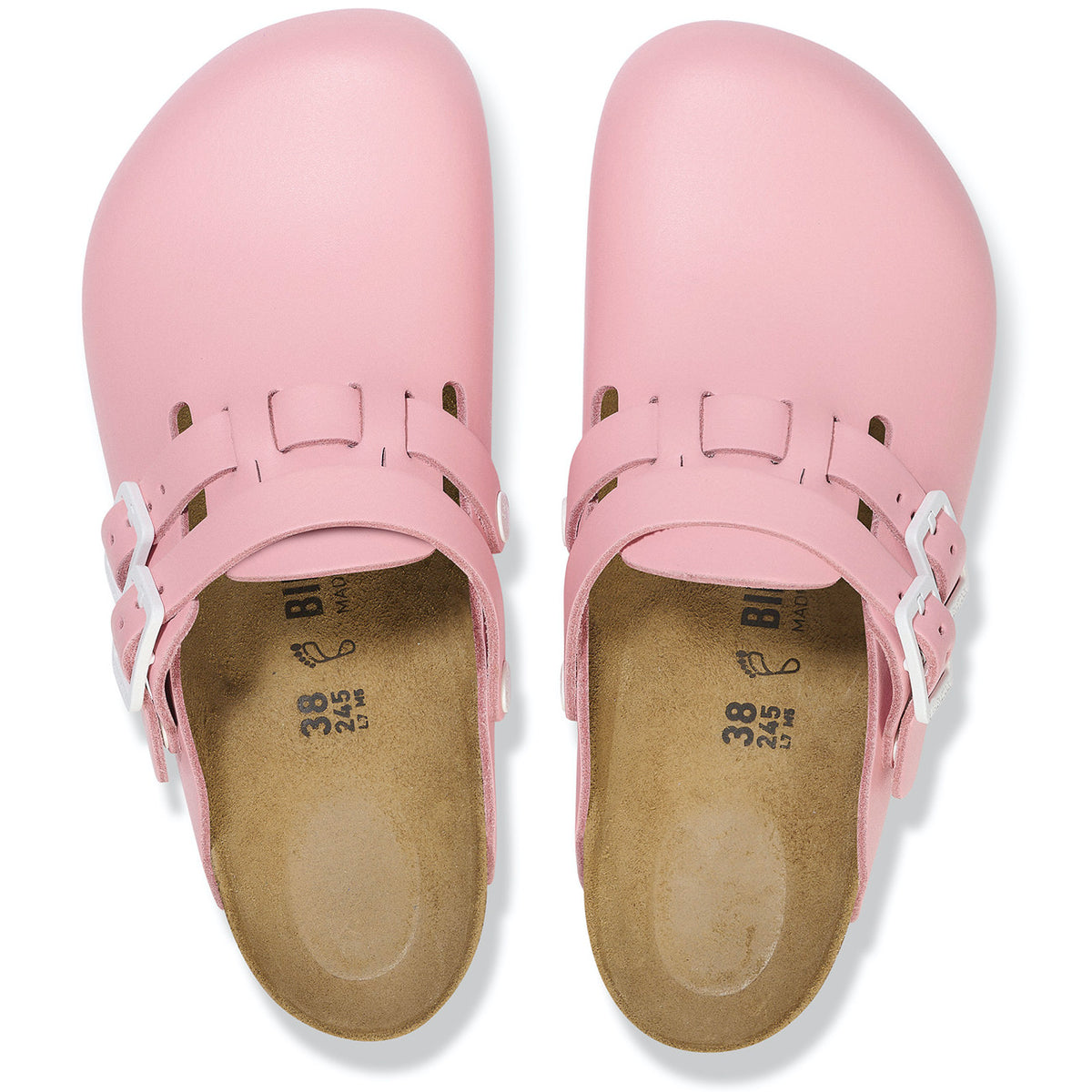 Birkenstock Professional Kay Pro PU Coated Natural Leather Regular Fit Coral Shell