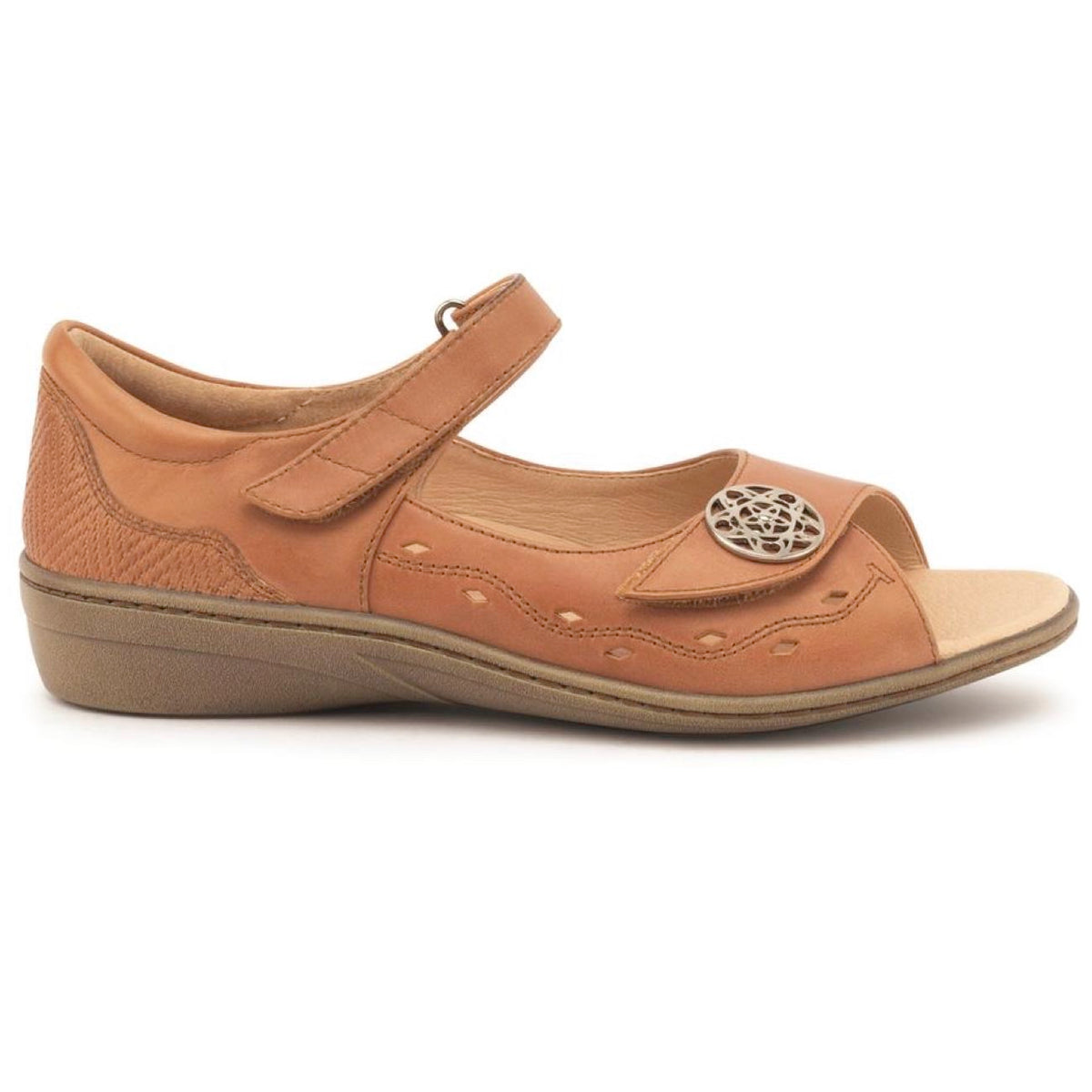 Klouds Venice Tan Leather Sandal Tan
