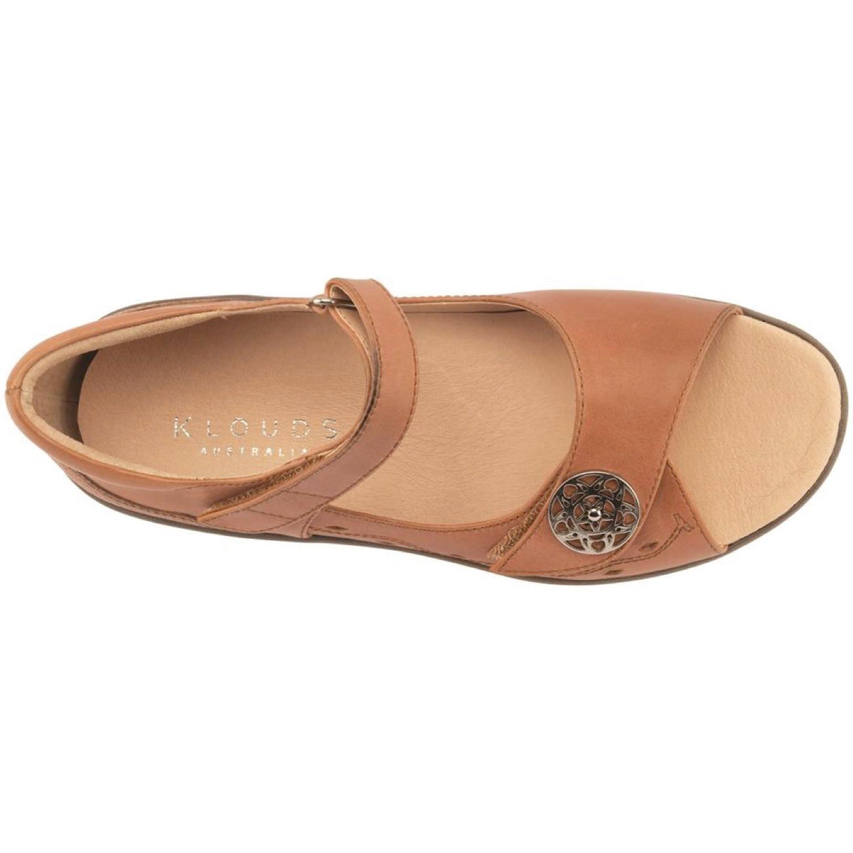 Klouds Venice Tan Leather Sandal Tan