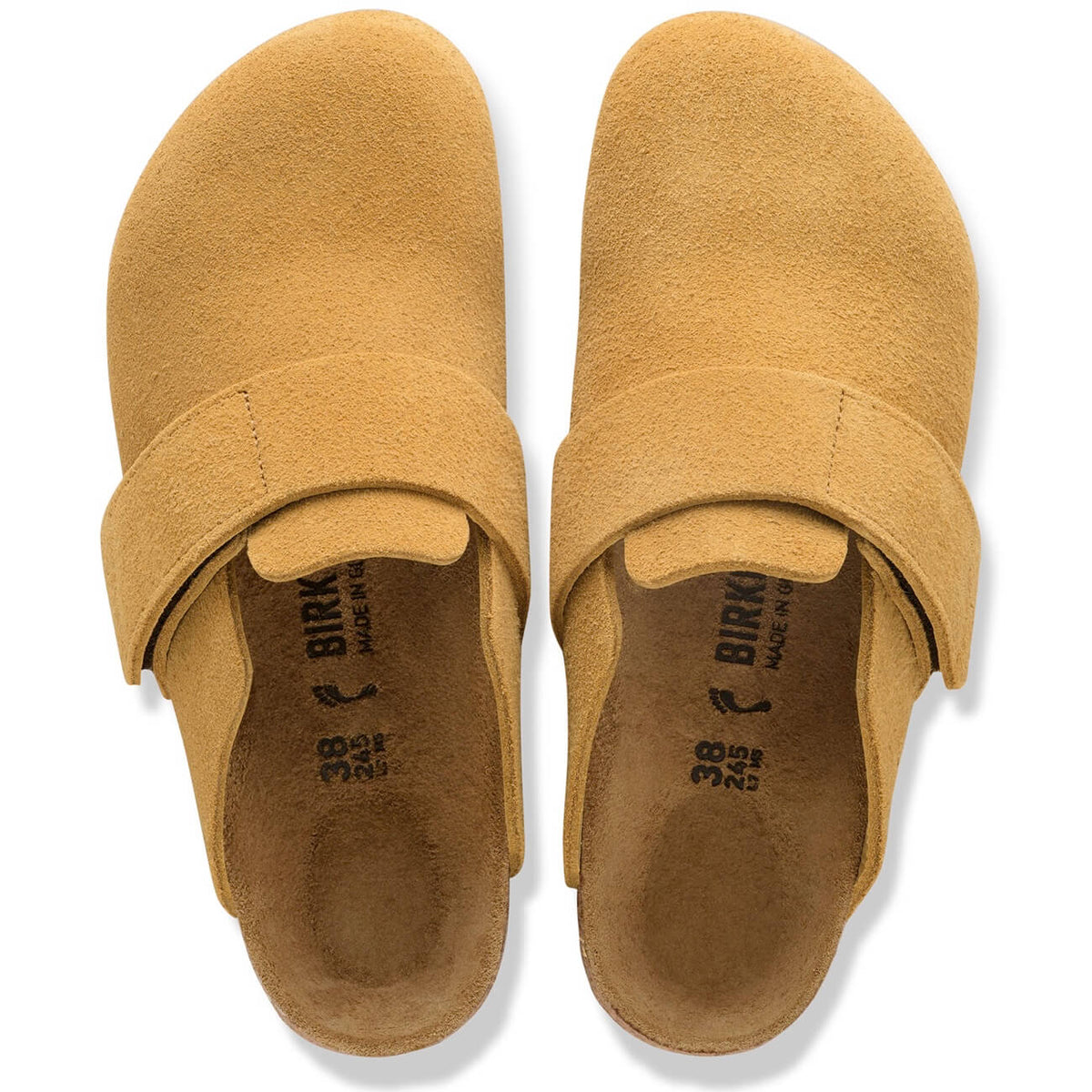 Loma Suede Leather Narrow Fit Cork Brown