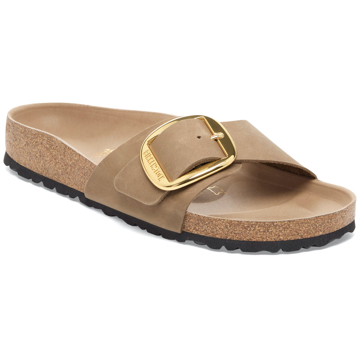 Birkenstock Seasonal Madrid Big Buckle Oiled Leather Regular Fit Tabacco Brown