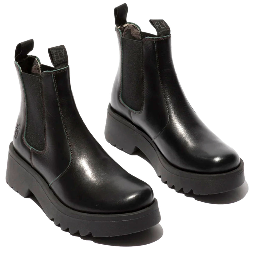 Fly London Medi789 Boot Leather Ground/Green