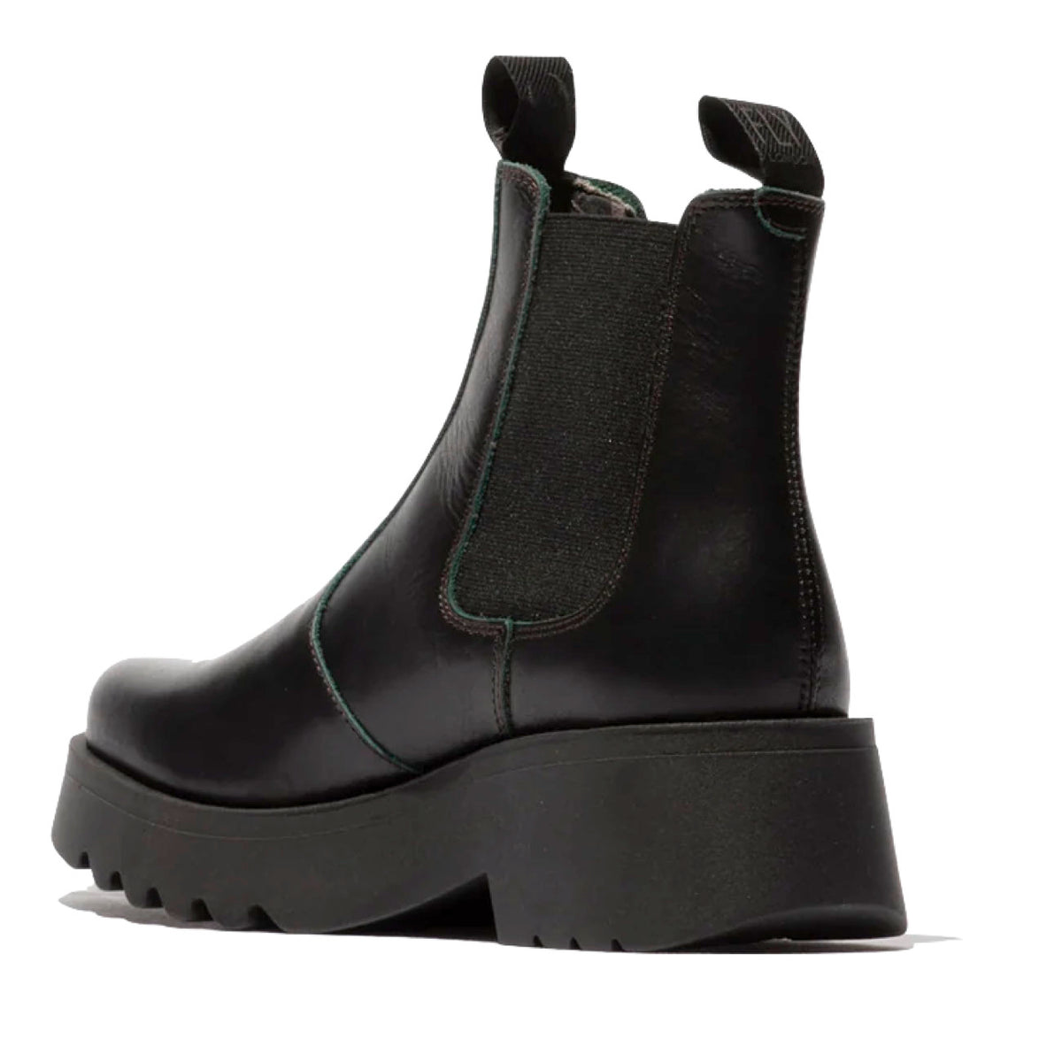 Fly London Medi789 Boot Leather Ground/Green