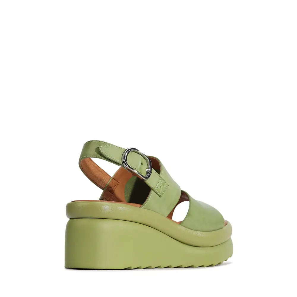 EOS Mentas Leather Sandal Apple Green