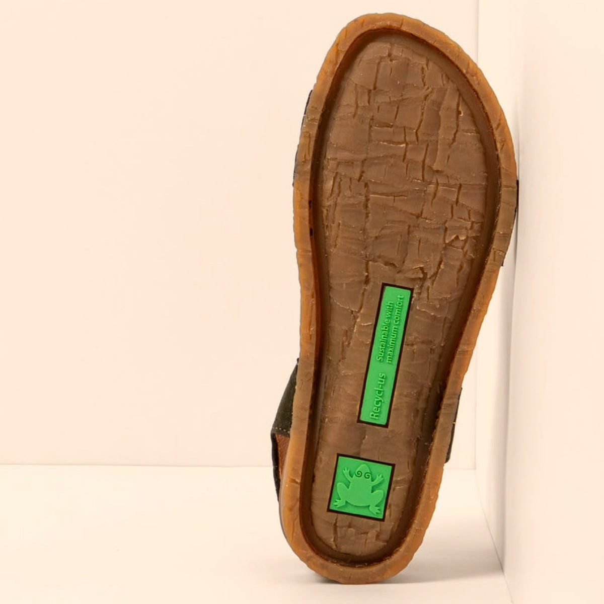 El Naturalista Panglao Sandal Washed Nubuck Khaki