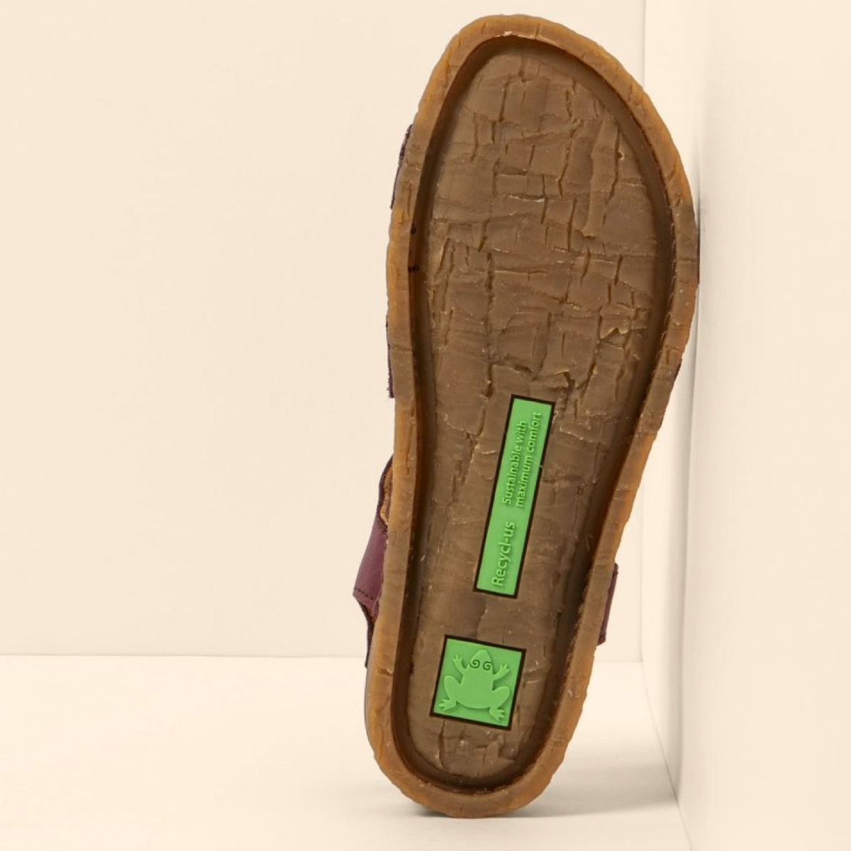 El Naturalista Panglao Sandal Soft Nappa Leather Burdeos