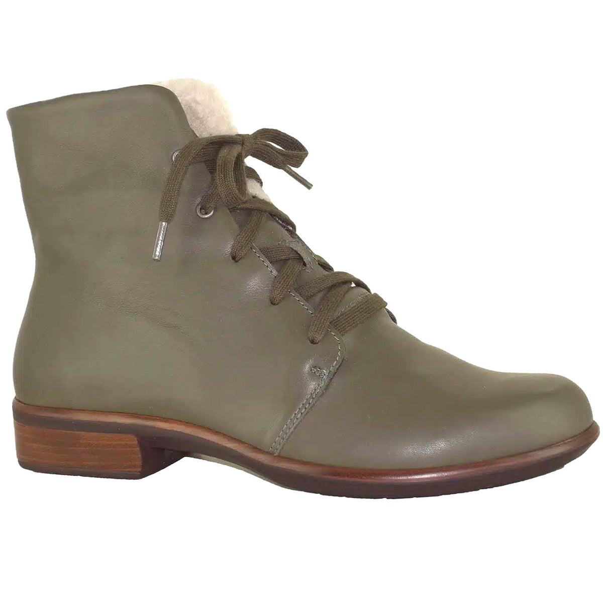 Naot Pali Boots Leather Soft Green