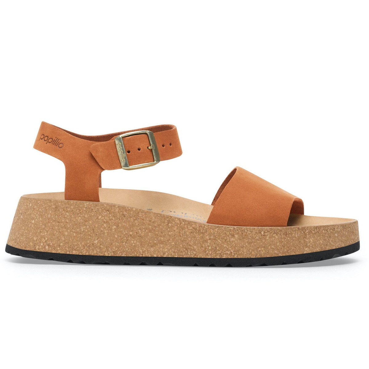 Glenda Nubuck Leather Narrow Fit Pecan Sandals Birkenstock Papillio 