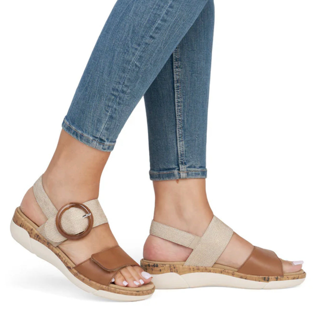 Remonte R6853-90 Sandal Leather Noccia