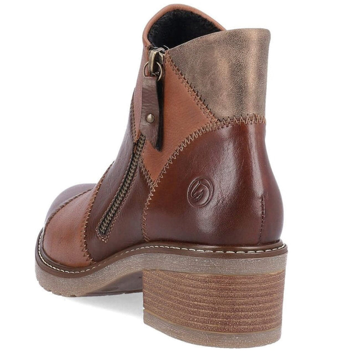 Remonte, D1A75-24, Boot, Leather, Chestnut Boots Remonte 