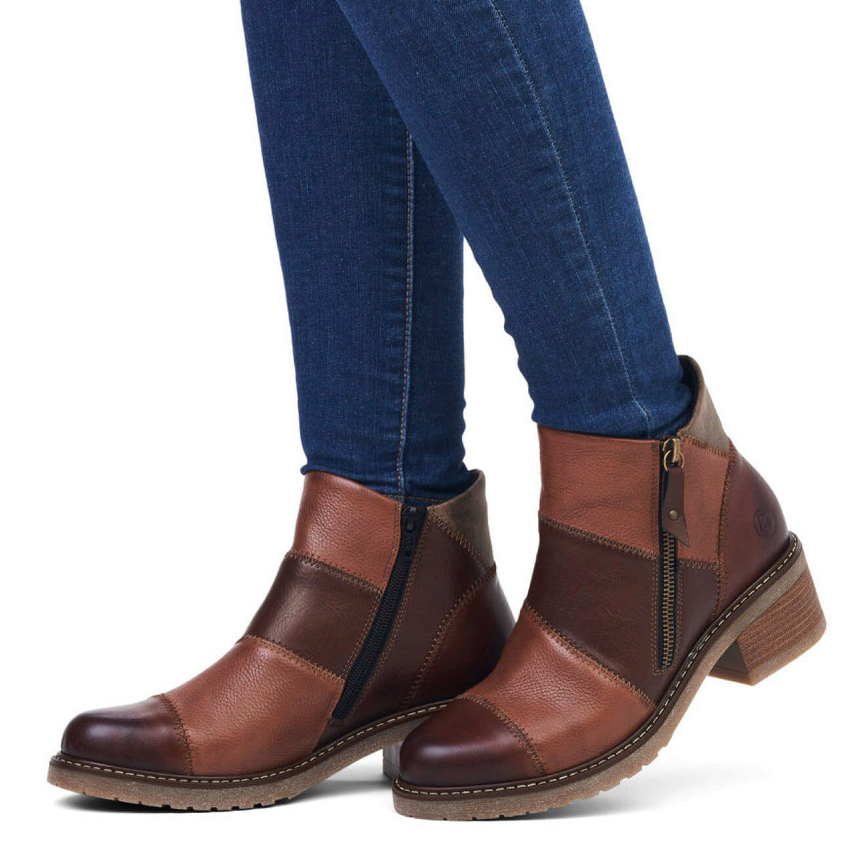 Remonte, D1A75-24, Boot, Leather, Chestnut Boots Remonte 