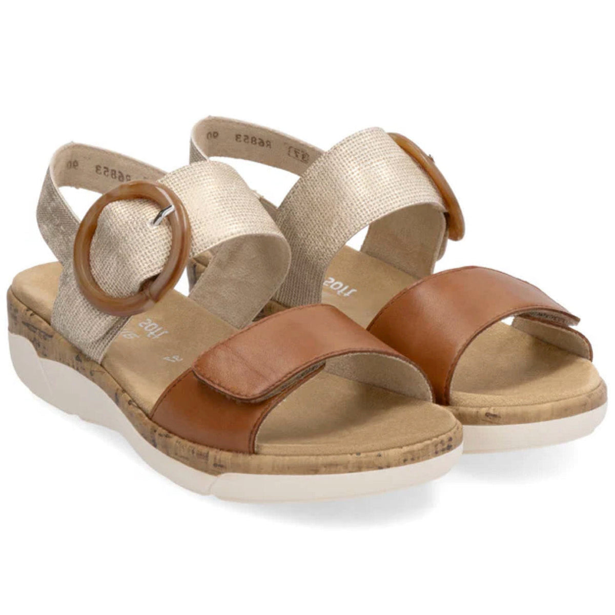 Remonte R6853-90 Sandal Leather Noccia