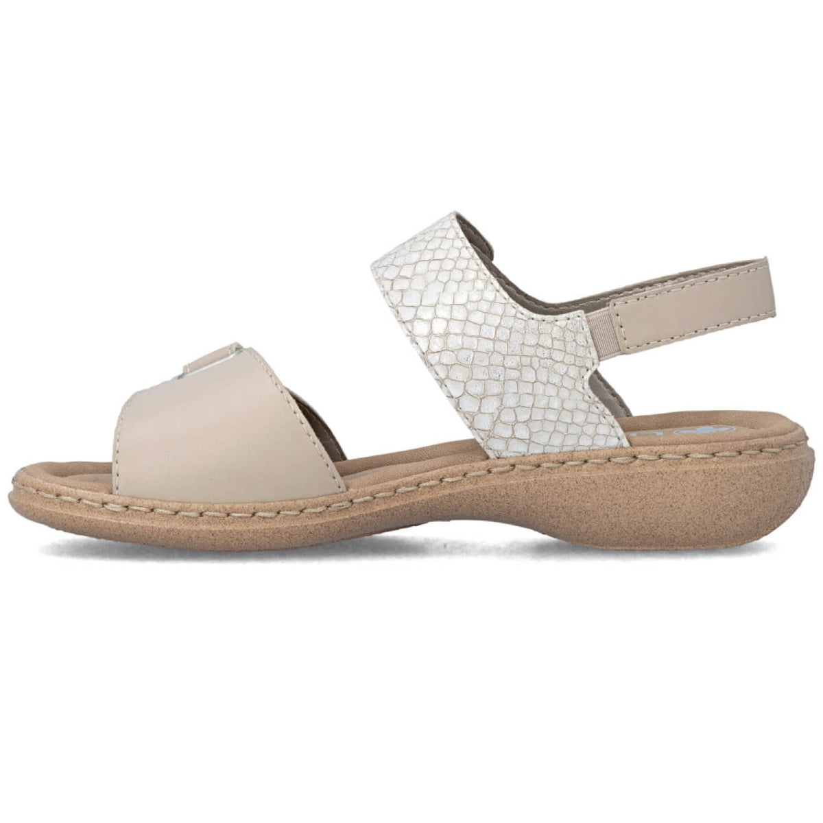 Rieker 61854-62 Sandals Leather Lehm/Clay