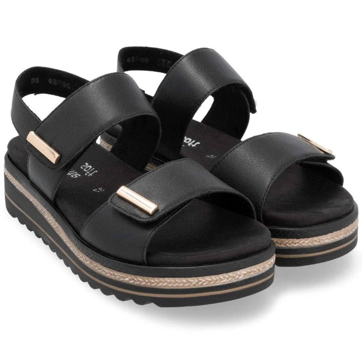 Remonte D0Q59-00 Sandal Leather Black