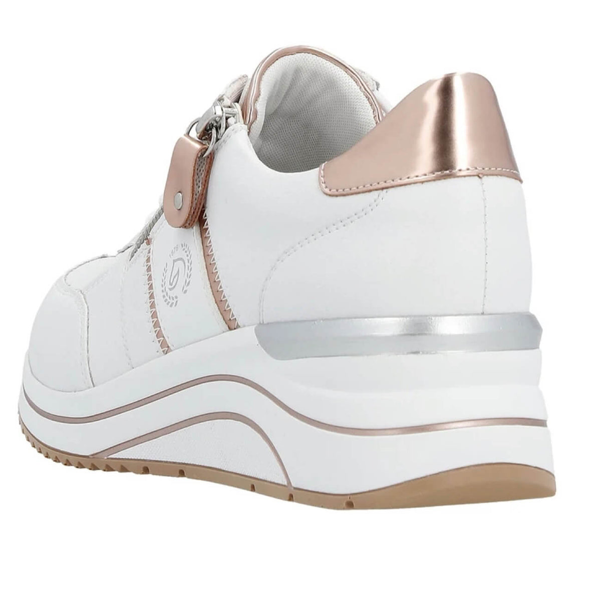 Rieker D0T04-80 Shoe Leather White