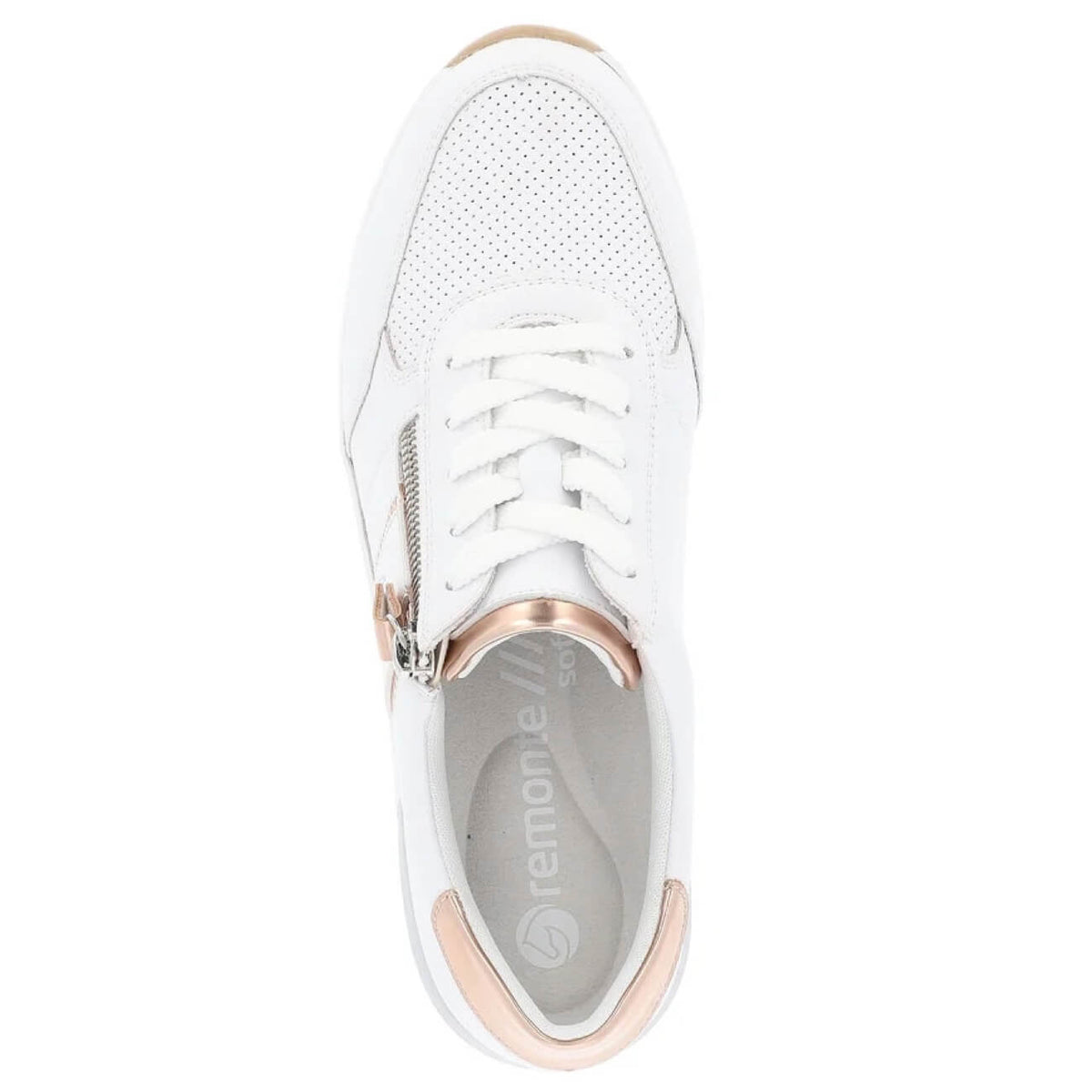 Rieker D0T04-80 Shoe Leather White