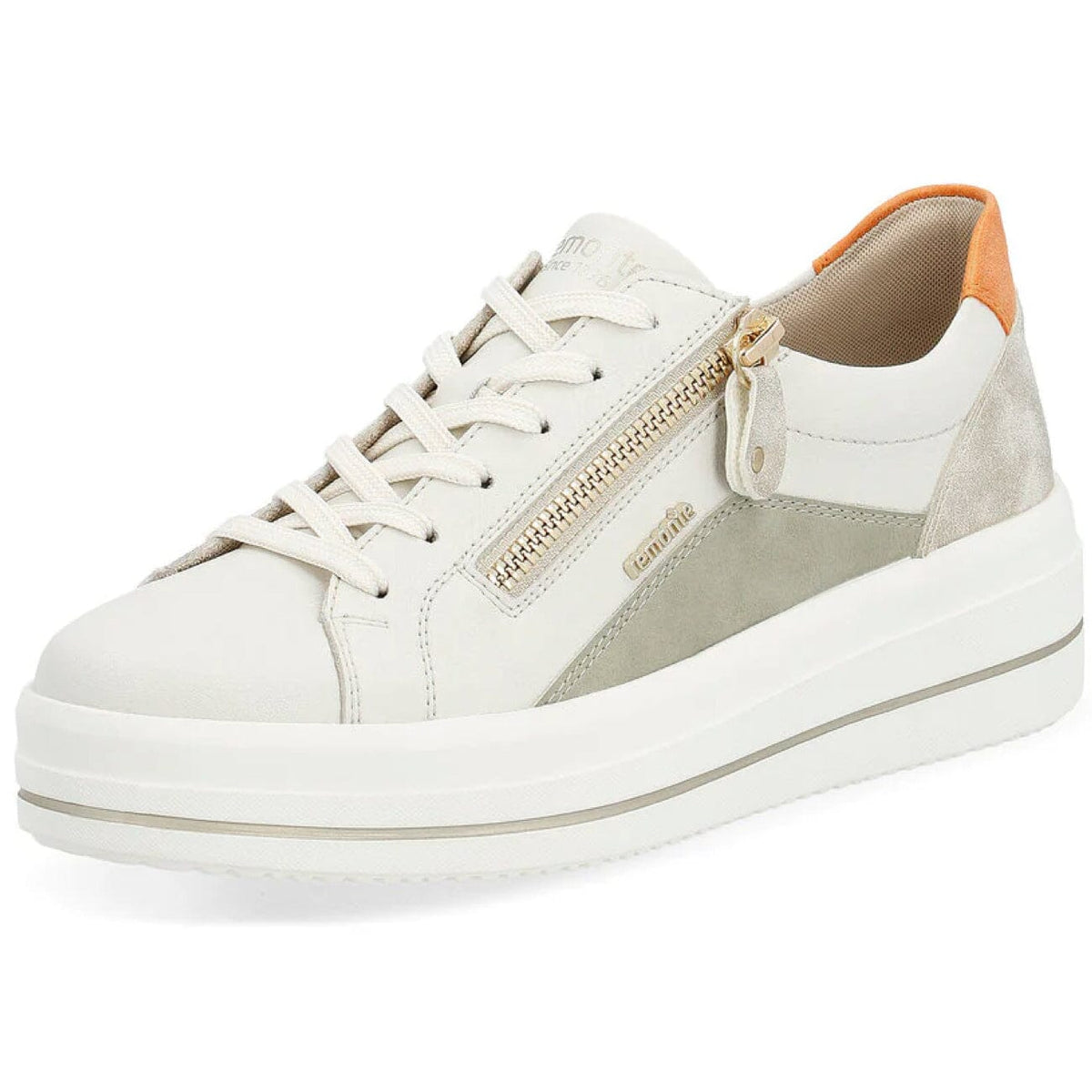 Remonte D1c01-82 Shoe Leather Off White 36 Shoes Remonte 