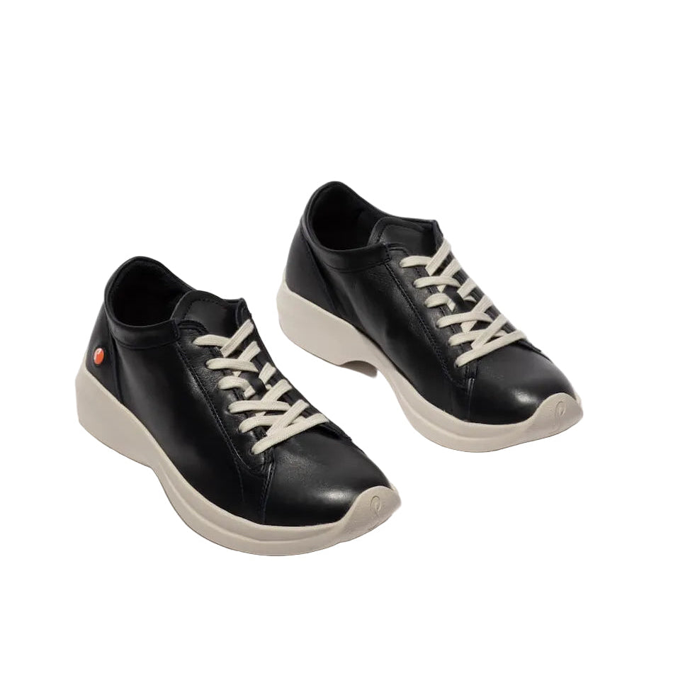 Pair of Softinos navy sneakers with white laces at Sole Drifter