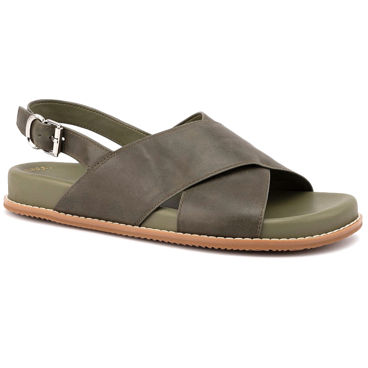 Silver Lining Ferguson Leather Sandal Khaki