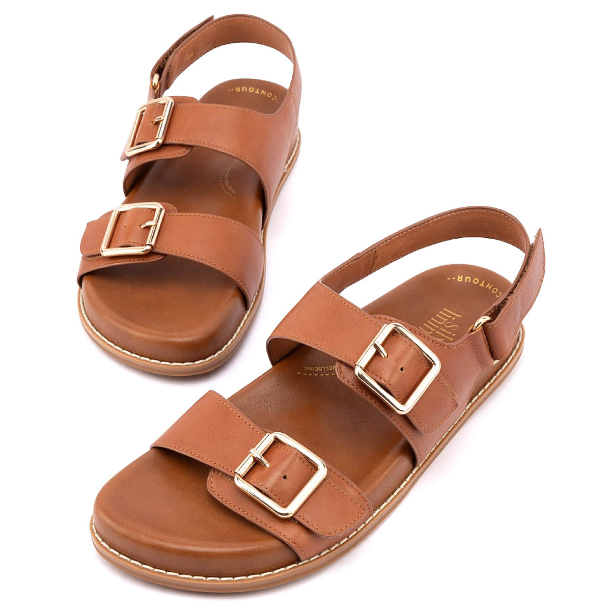 Silver Lining Fitzroy Leather Sandal Tan