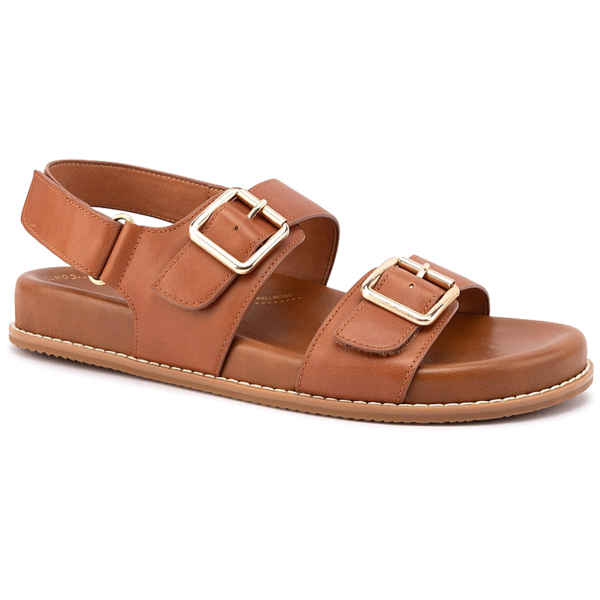 Silver Lining Fitzroy Leather Sandal Tan