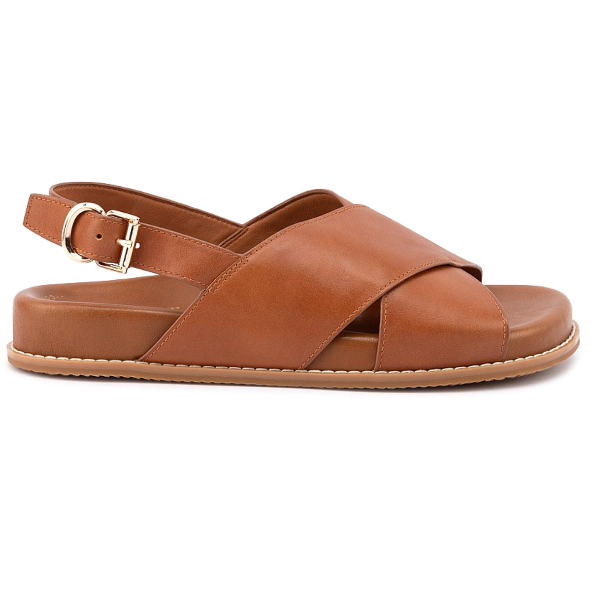 Silver Lining Ferguson Leather Sandal Tan