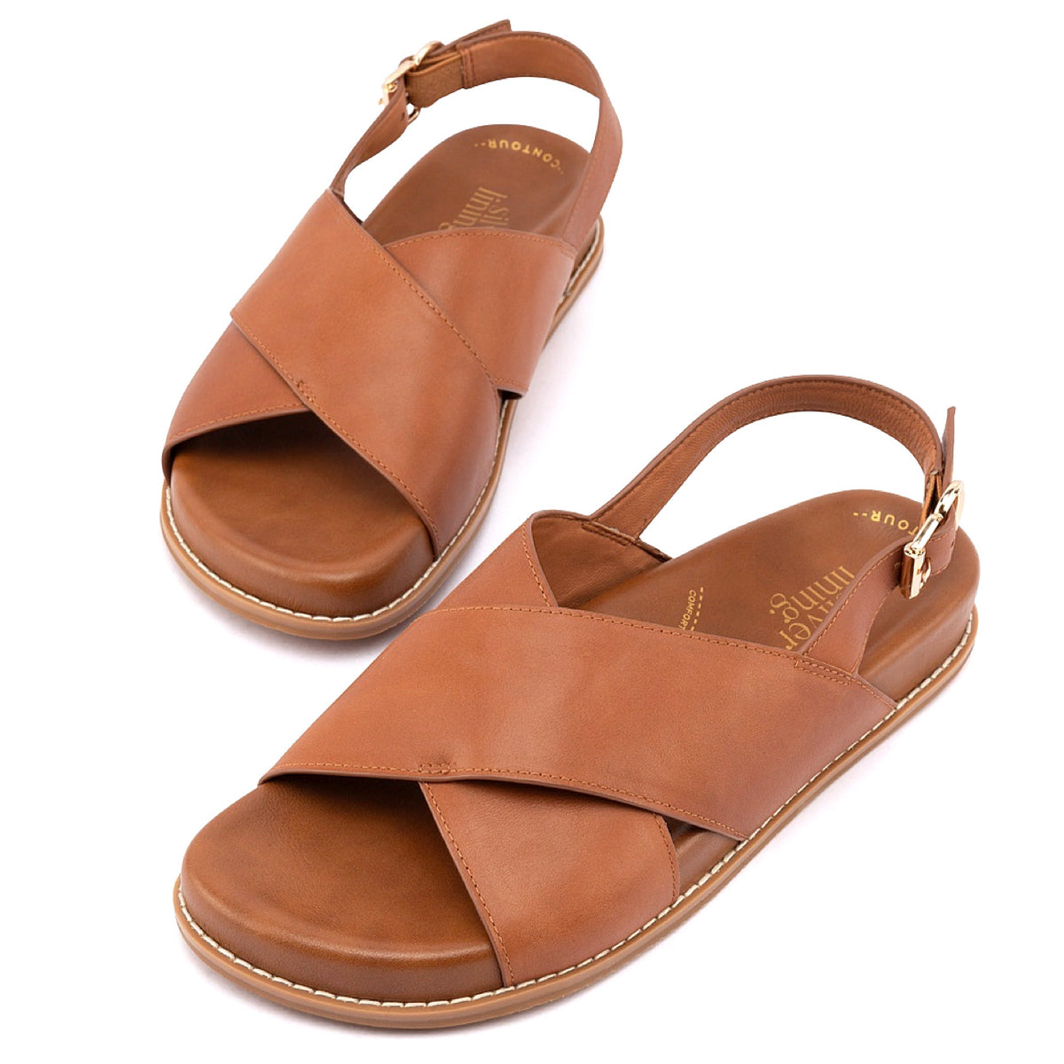 Silver Lining Ferguson Leather Sandal Tan