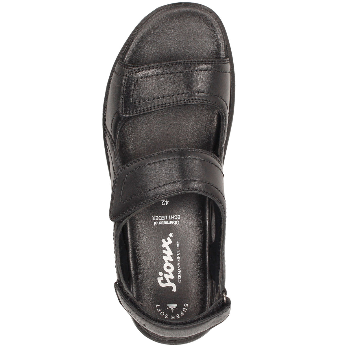 Sioux Lutalo-701 Sandal Leather Schwarz