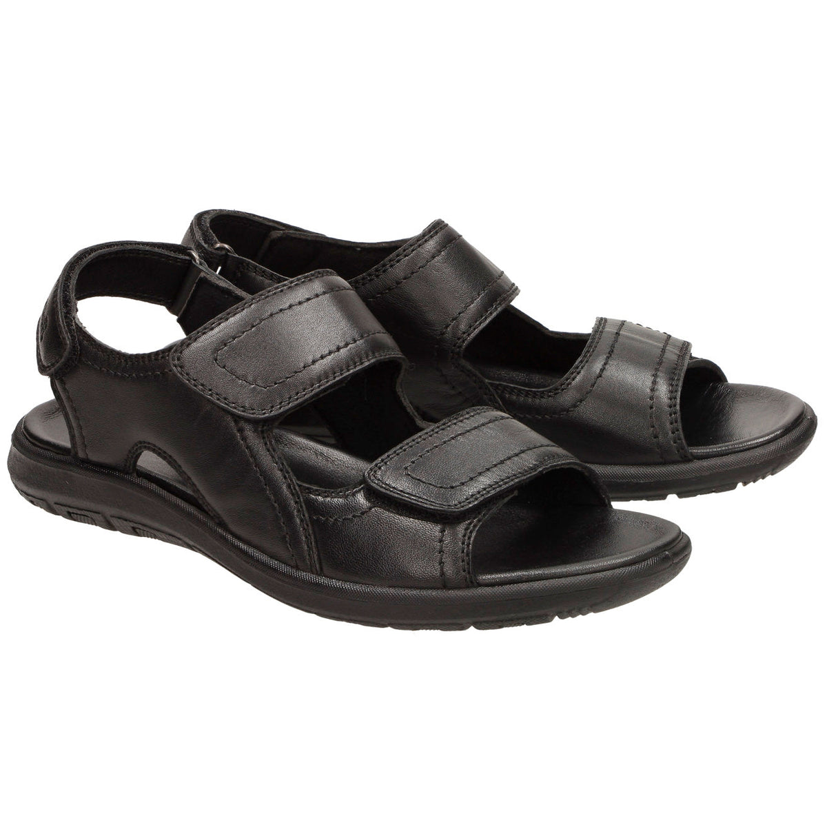 Sioux Lutalo-701 Sandal Leather Schwarz