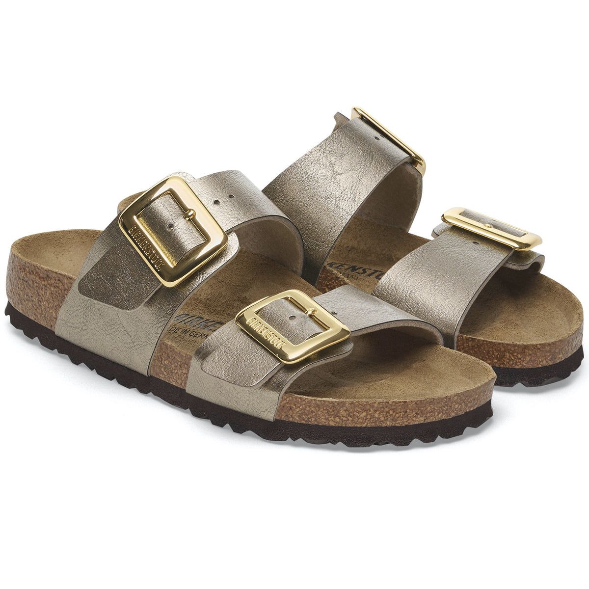 Birkenstock Seasonal Sydney Cushion Buckle Birko-Flor Narrow Fit Graceful Taupe 36