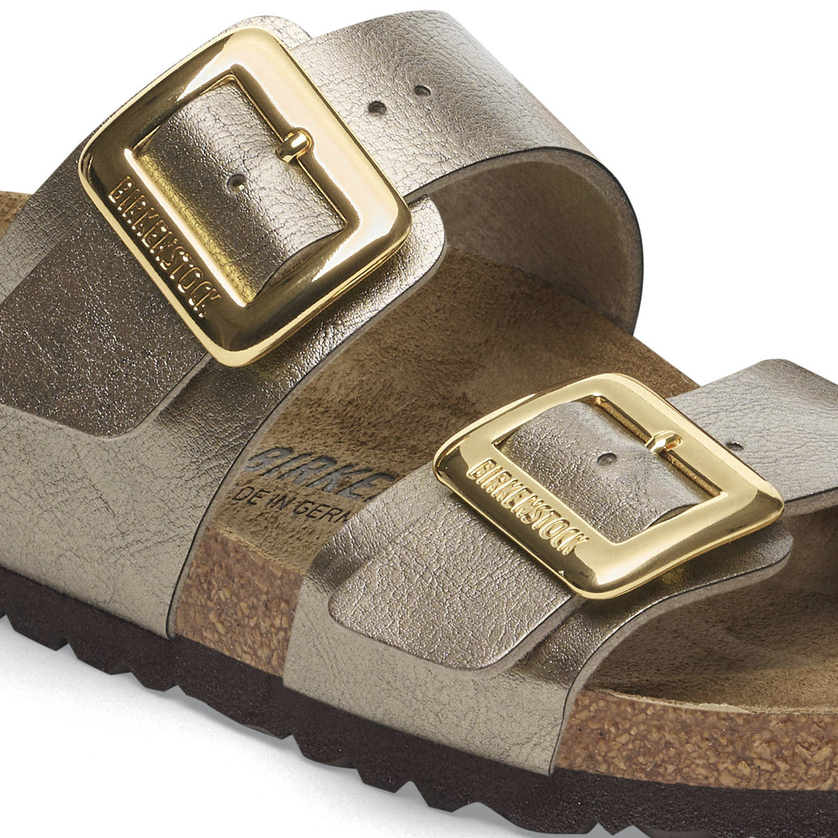 Birkenstock Seasonal Sydney Cushion Buckle Birko-Flor Narrow Fit Graceful Taupe 36