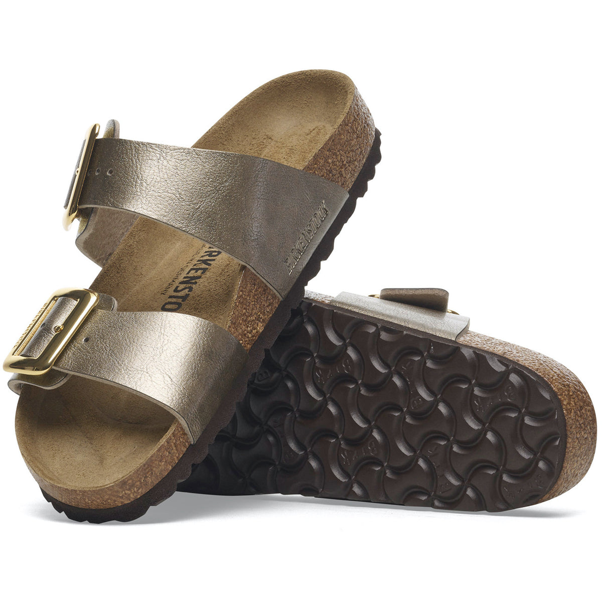 Birkenstock Seasonal Sydney Cushion Buckle Birko-Flor Narrow Fit Graceful Taupe 36