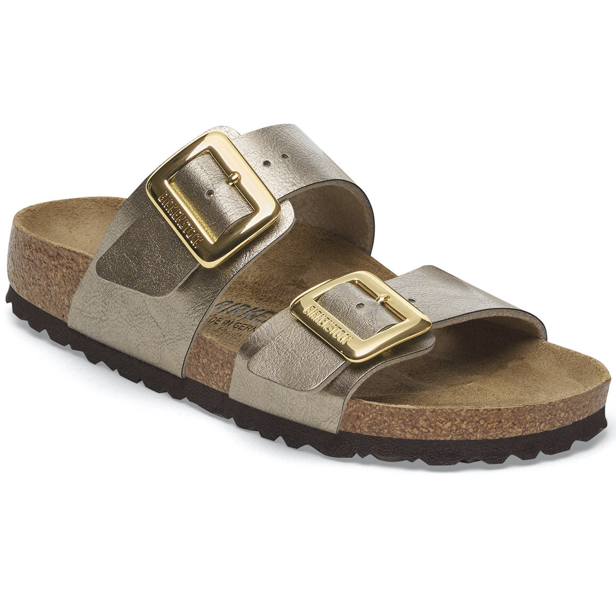 Birkenstock Seasonal Sydney Cushion Buckle Birko-Flor Narrow Fit Graceful Taupe 36