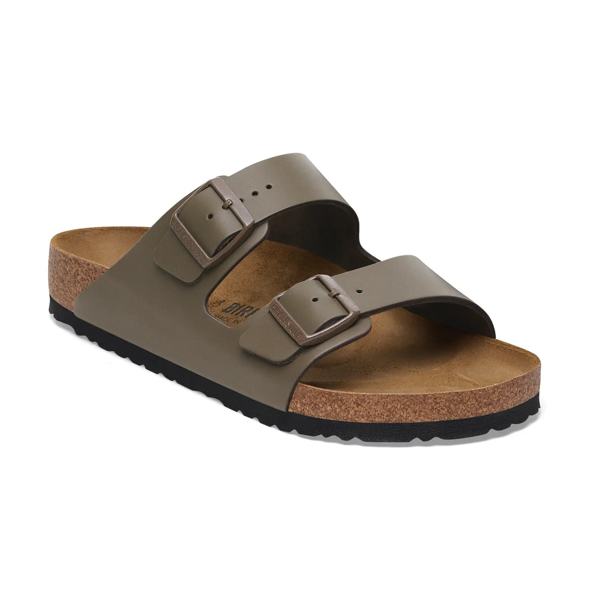 Arizona Smooth Leather Regular Fit Concrete Grey