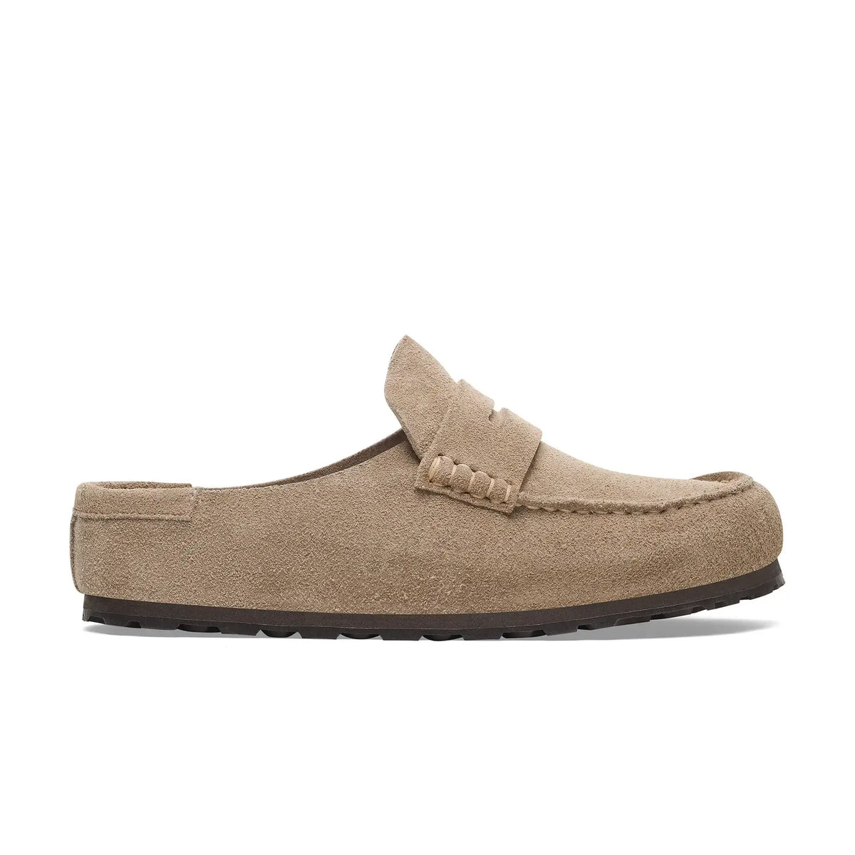 Naples Suede Leather Regular Fit Wrapped Taupe