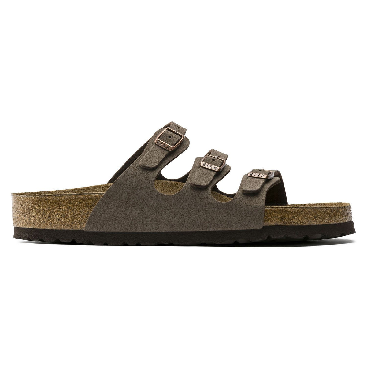 Birkenstock Classic, Florida SFB, Birko-Flor Nubuck, Regular Fit, Mocha Sandals Birkenstock Classic 