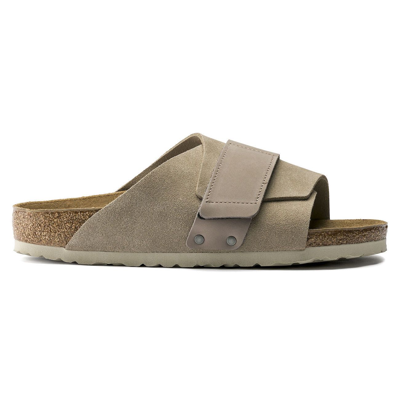 Birkenstock Seasonal, Kyoto, Suede Leather/Microfibre, Regular Fit, Taupe Sandals Birkenstock Seasonal Taupe 40 