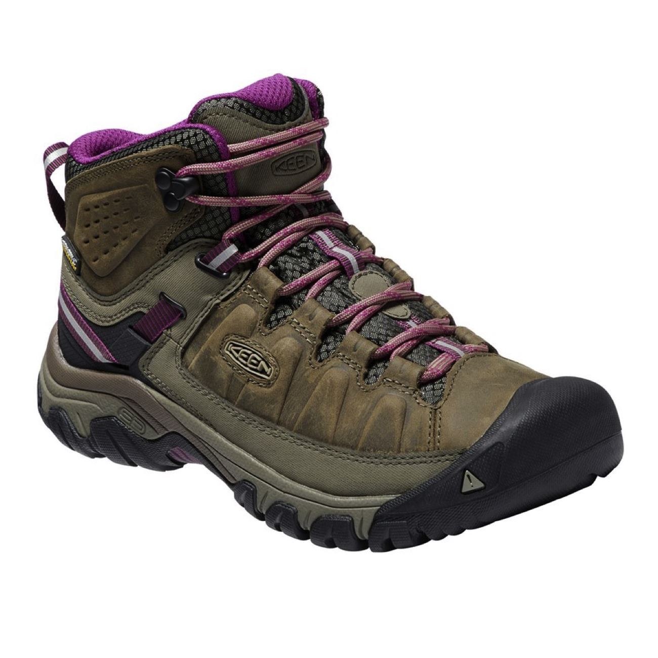 Keen, Targhee III Mid Wmns, Boot, Weiss Boysenberry Hiking Boots Keen Weiss Boysenberry 7 