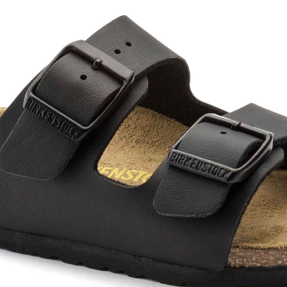 Birkenstocks Kids, Arizona, Birko-Flor, Narrow Fit, Black Sandals Birkenstock Kids 